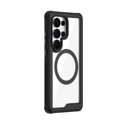 Samsung Galaxy S26 Ultra Kzdoo "Mag ARCE SPORT" Series Anti-Yellowing Magsafe Case - Black