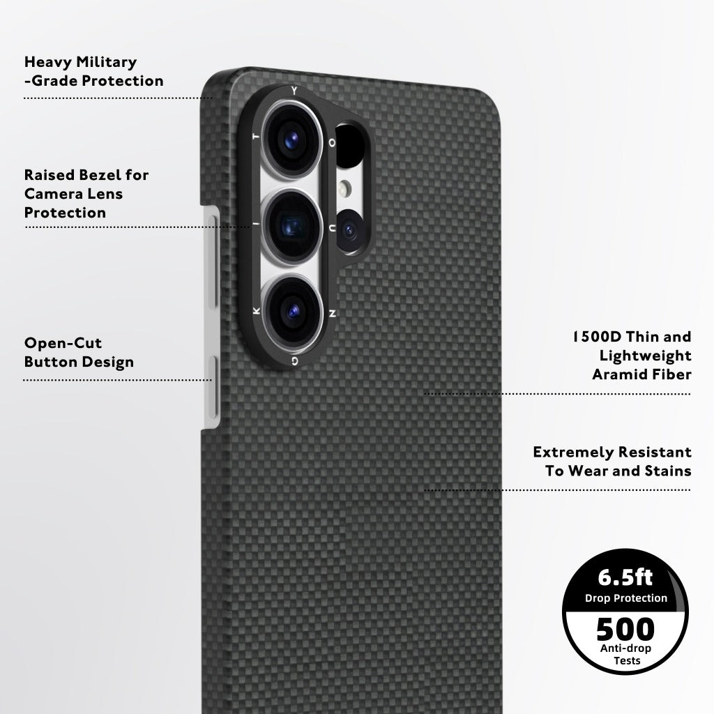 Samsung Galaxy S26 Ultra Youngkit Carbon Fiber Case, Extreme Wing Series Kevlar 1500D Magsafe Case