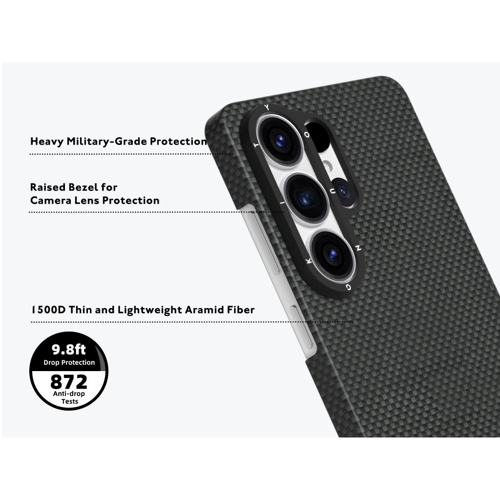 Samsung Galaxy S26 Ultra Youngkit Carbon Fiber Case, Extreme Wing Series Kevlar 1500D Magsafe Case
