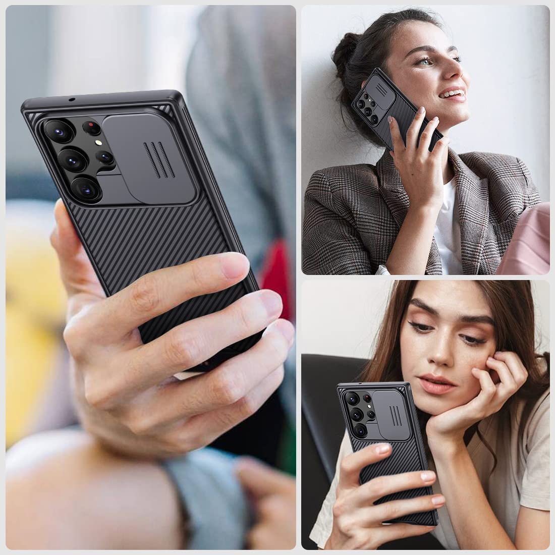 Samsung Galaxy S23 Ultra Cam-Shield Slide Camera Cover Thermoplastic Polyurethane