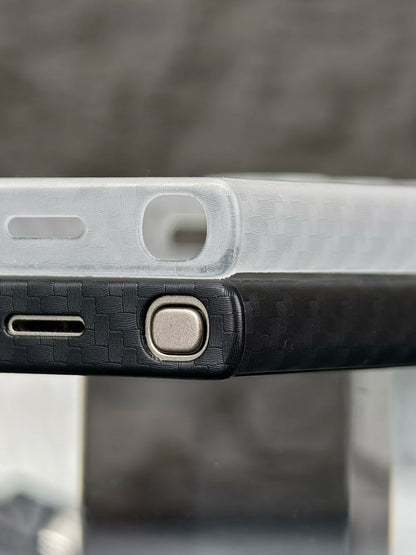 Samsung Galaxy S24 Ultra KZDOO Air Carbon Ultra Thin Case with Camera Protection - Purple / Titanium