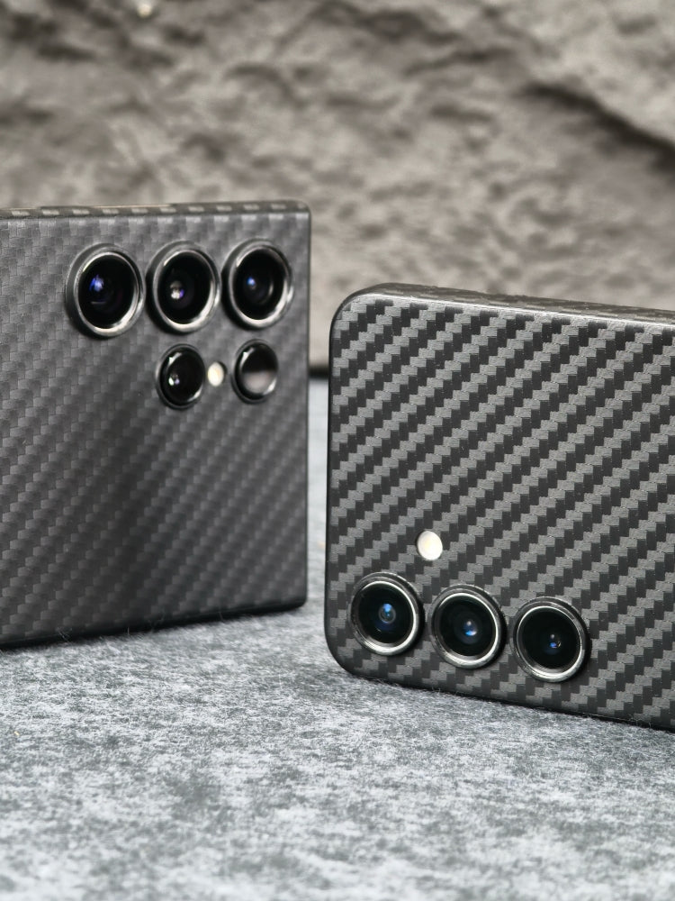 Samsung Galaxy S24 Ultra KZDOO Air Carbon Ultra Thin Paper Case with Camera Protection - Purple