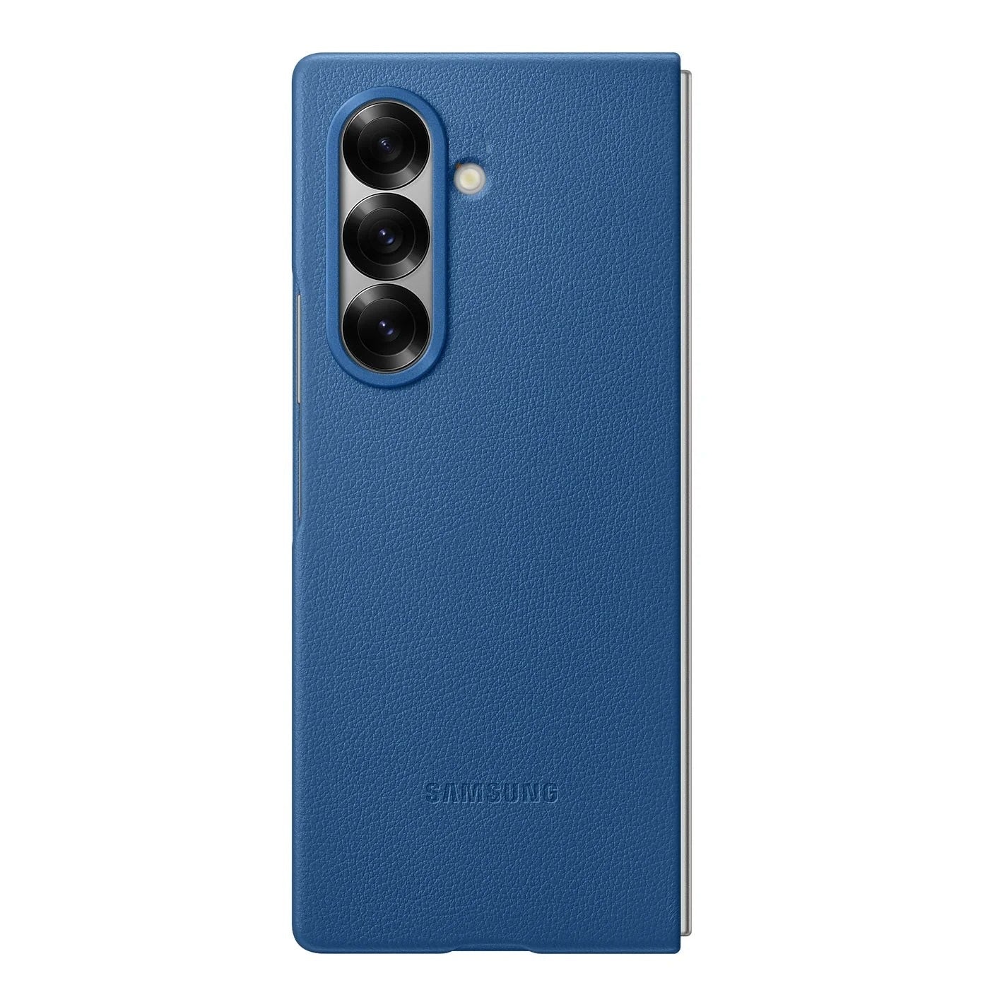 Samsung Z Fold8 Ultra Leather Case, Kindsuit Slim Leather Back Cover - Blue
