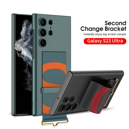 Samsung Galaxy S23 Ultra Slim Hard PC with Wrist Strap Wristband Holder Cover