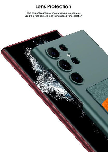 Samsung Galaxy S23 Ultra Slim Hard PC with Wrist Strap Wristband Holder Cover