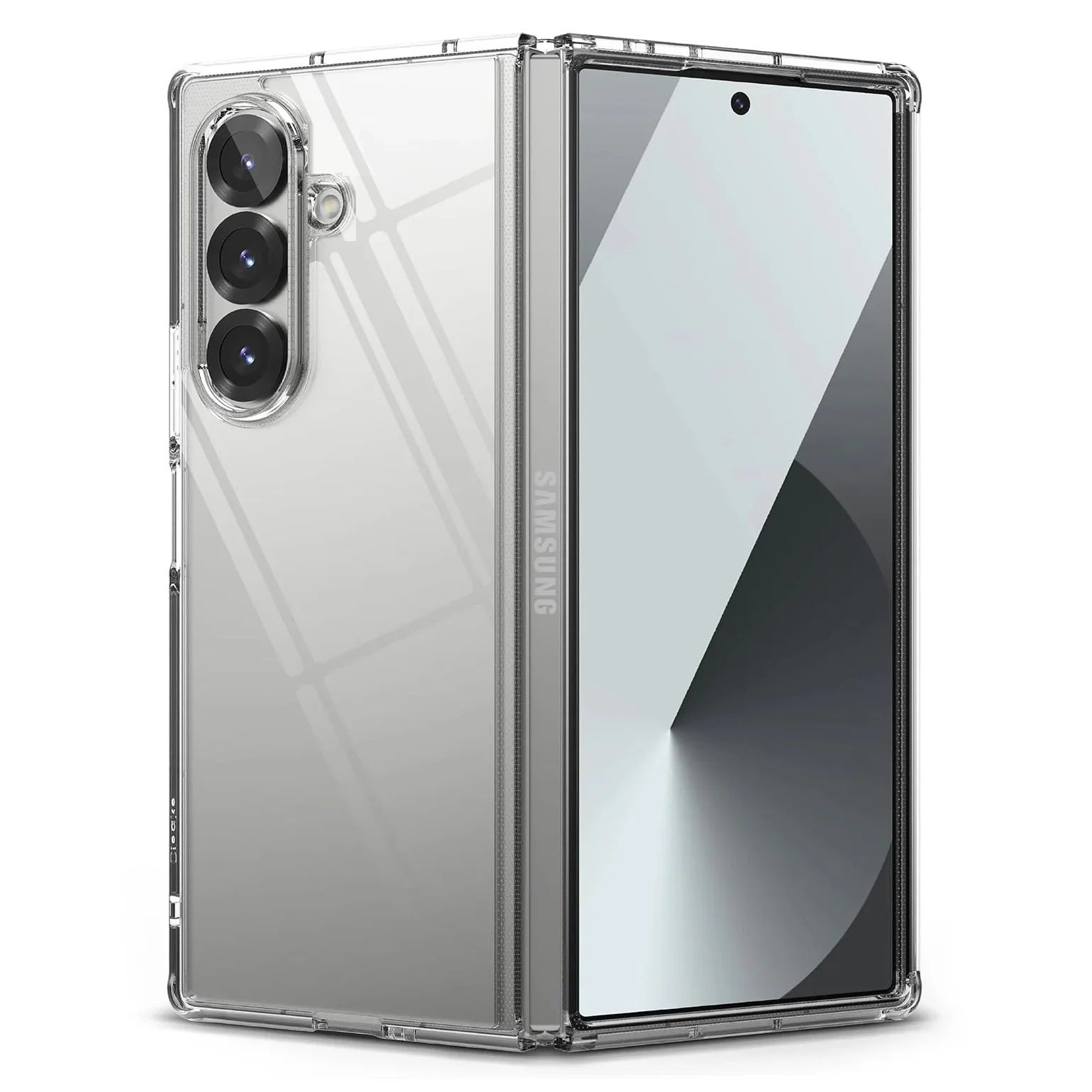 Samsung Z Fold8 Ultra Transparent Case, Cristal Clear Soft TPU Raised Corner Edges