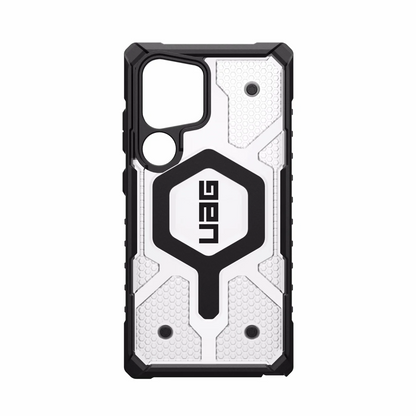 Samsung Galaxy S24 Ultra UAG Magsafe Case, Pathfinder Clear Rugged Featherlight Shockproof Protective Case with Magsafe - Ice