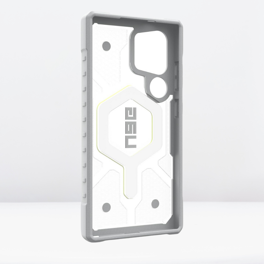 Samsung Galaxy S24 Ultra UAG Magsafe Case, Pathfinder Clear Rugged Featherlight Shockproof Protective - Neon Green