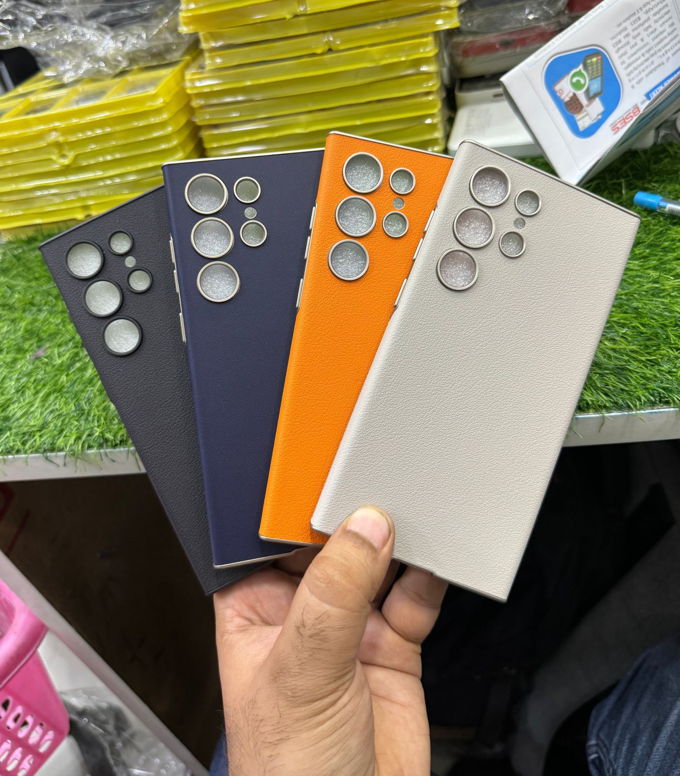 Samsung Galaxy S24 Ultra Super Slim GKK Leather Case