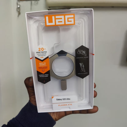Samsung Galaxy S25 Ultra UAG Case, Plasma XTE Magnetic Ring Holder, Kickstand Magsafe - White
