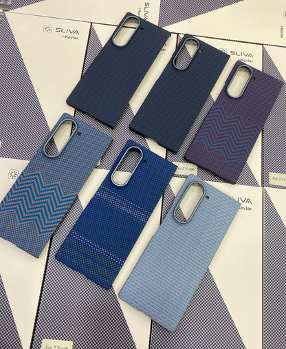 Samsung Galaxy Z Fold6 Carbon Fiber Case, 0.5mm Super Slim Original SLIVA Carbon Fiber