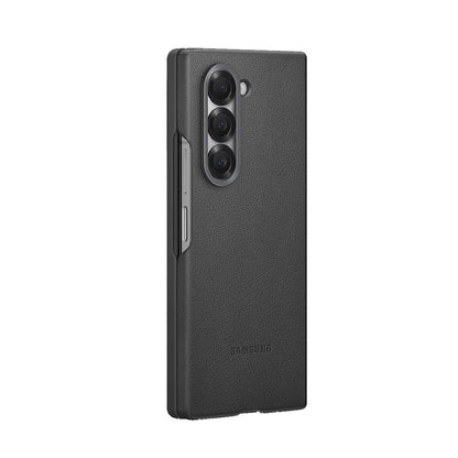 Samsung Galaxy Z Fold 6 Slim Leather Case Soft Inside - Grey