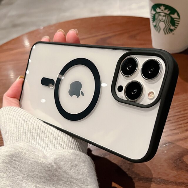 iPhone 14 Pro Max Transparent Bumper Case With Magsafe