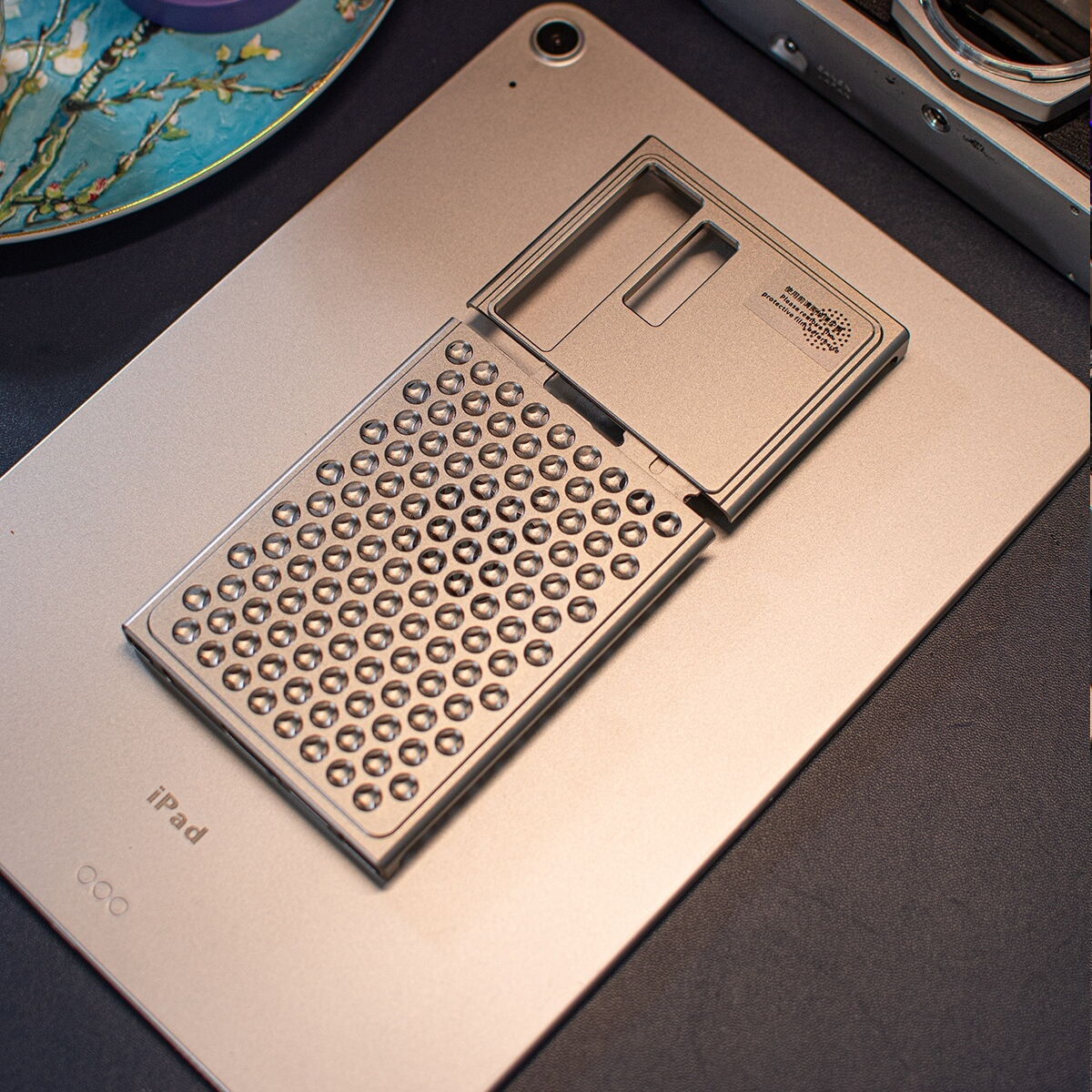 Samsung Galaxy S24 Ultra Heat Dissipation Aluminum Alloy Lens Half Pack Aromatherapy Cooling Case