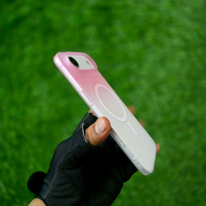 iPhone 17 Air Dual Color Shade Matte Finish Smoke Cover with Magsafe - Pink