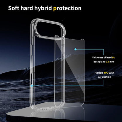iPhone 17 Air Shockproof Soft TPU Transparent Case - Clear