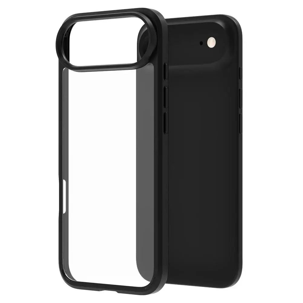 iPhone 17 Air Shockproof Anti Yellowing Transparent Case Soft TPU Side Black