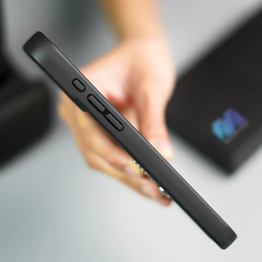 iPhone 17 Pro BMW Case, BMW M-Sport Performance Series Leather Back cover - Black