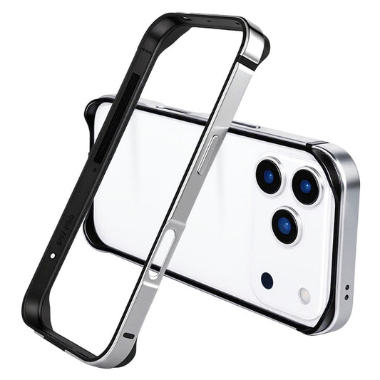 iPhone 17 Pro Max Frame Bumper Cover Inner Soft (No Back) - Silver
