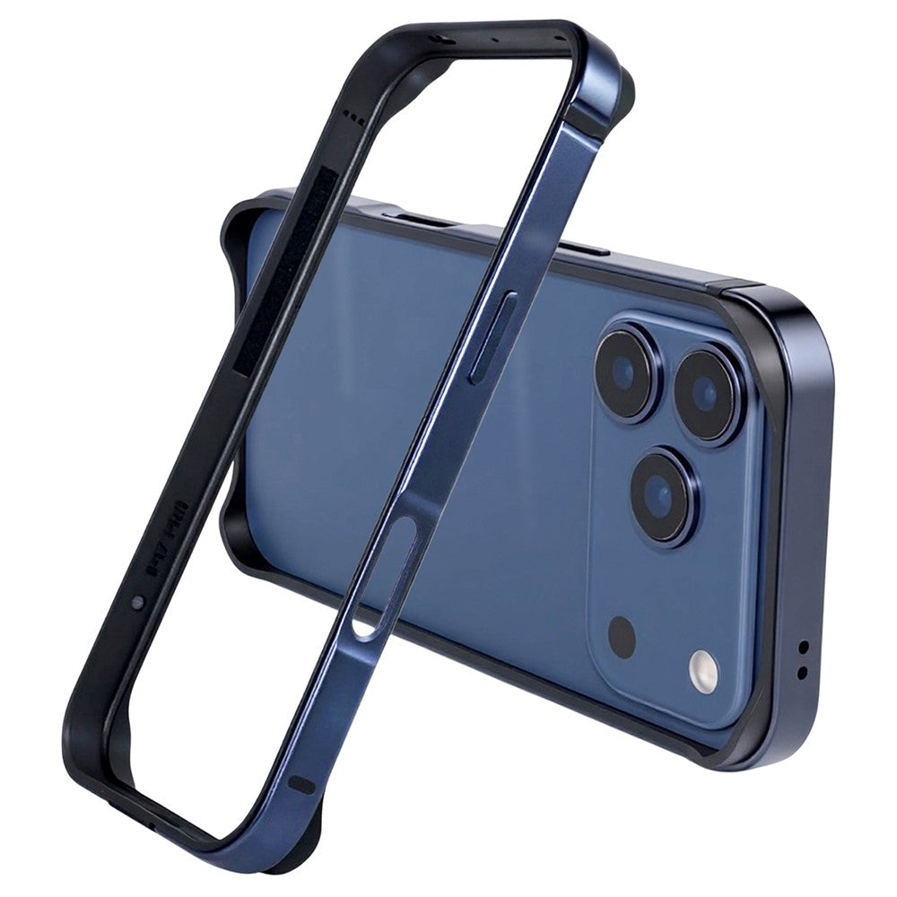 iPhone 17 Pro Max Frame Bumper Cover Inner Soft (No Back) - Blue