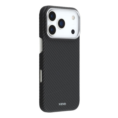 iPhone 17 Pro Max Carbon Fiber 0.6mm Slim X-LEVEL Carbon Case - Black