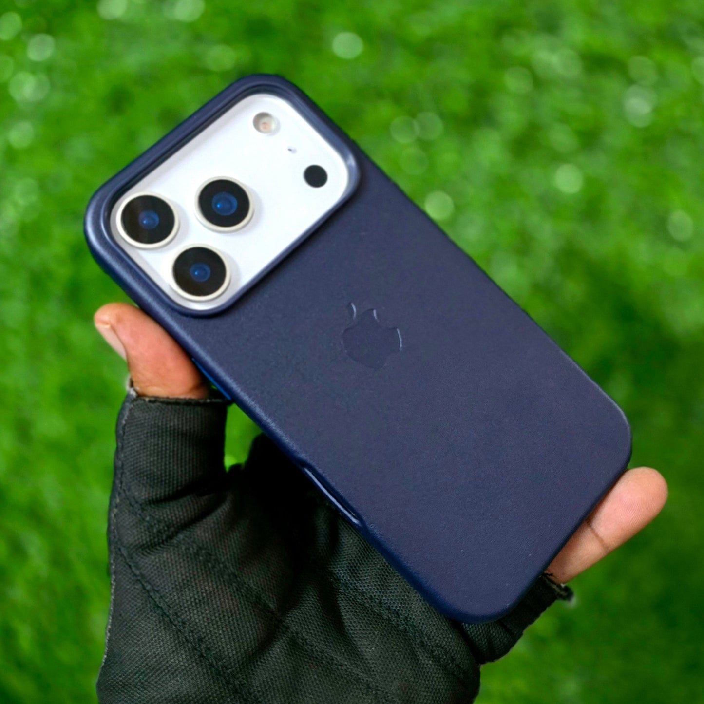 iPhone 17 Pro Leather Case with Magsafe - Dark Blue