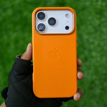 iPhone 17 Pro Max Leather Case with Magsafe - Golden Brown