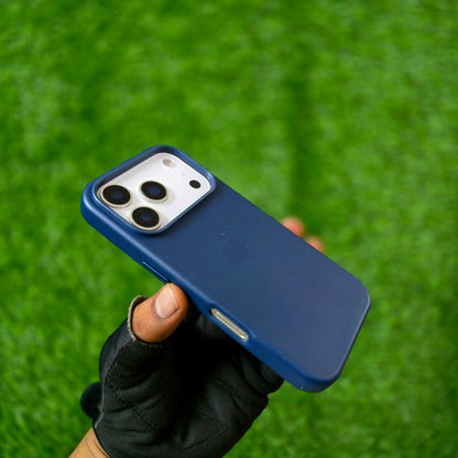 iPhone 17 Pro Max Leather Case with Magsafe - Blue
