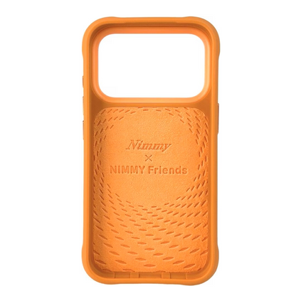 iPhone 17 Pro Max Nimmy Case, Swag Dog 3D Embroidery Swag Dog Real Chain Case - Orange