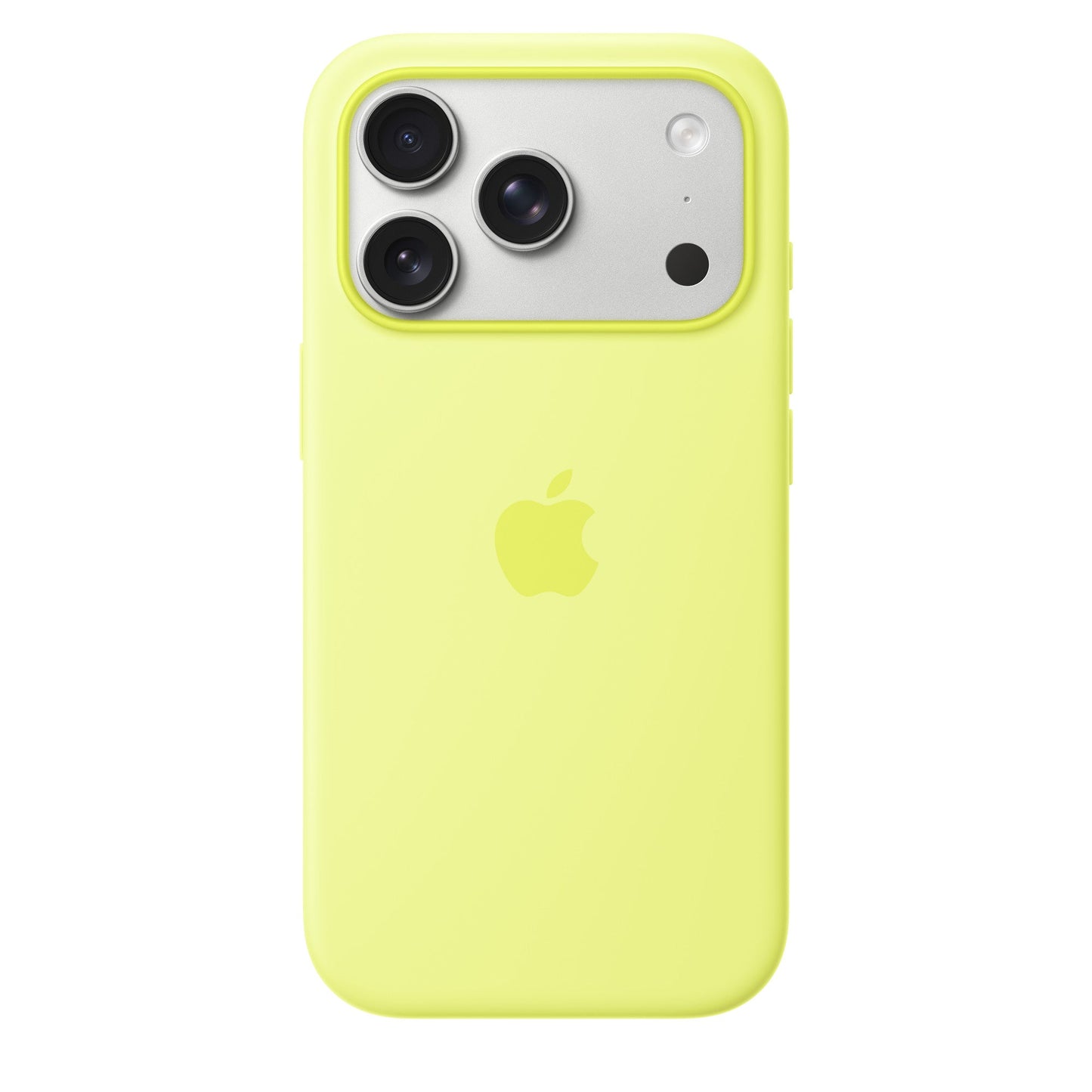 iPhone 17 Pro Silicon Case with Magsafe & Camera Control Button - Neon Yellow