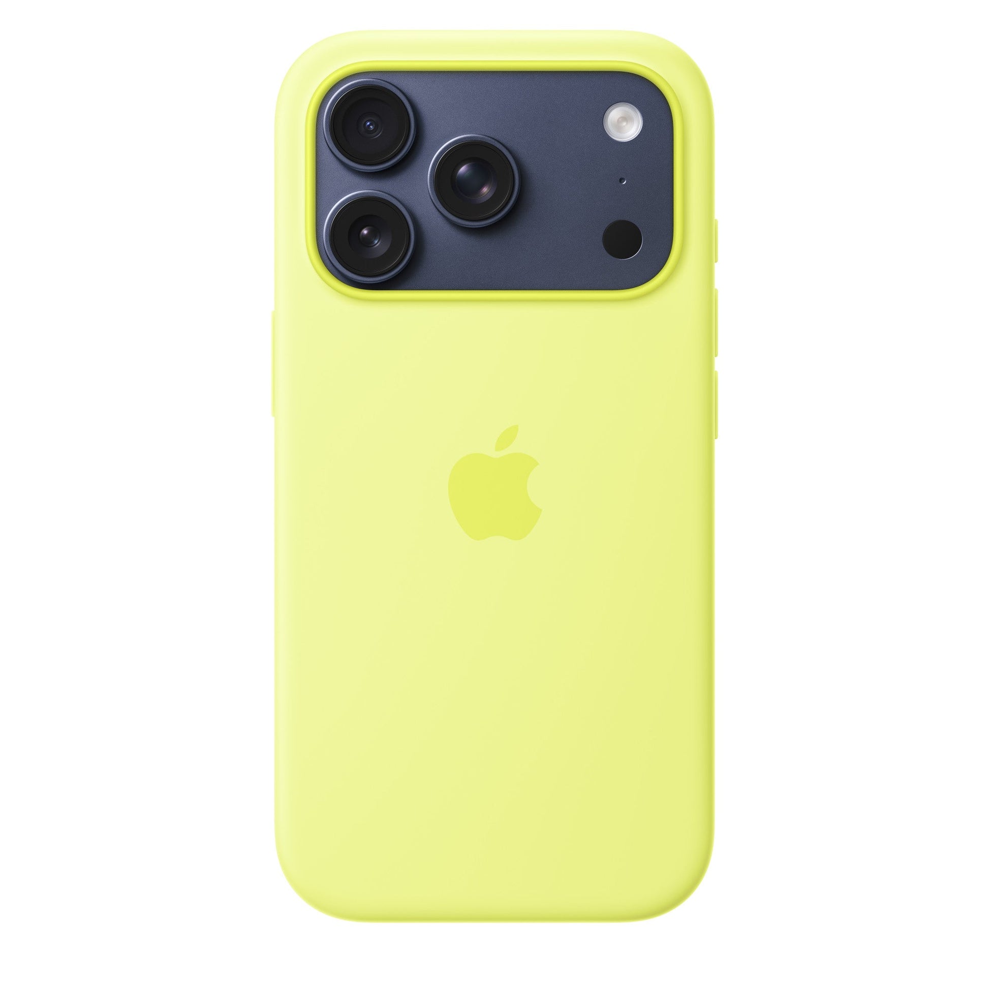 iPhone 17 Pro Silicon Case with Magsafe & Camera Control Button - Neon Yellow