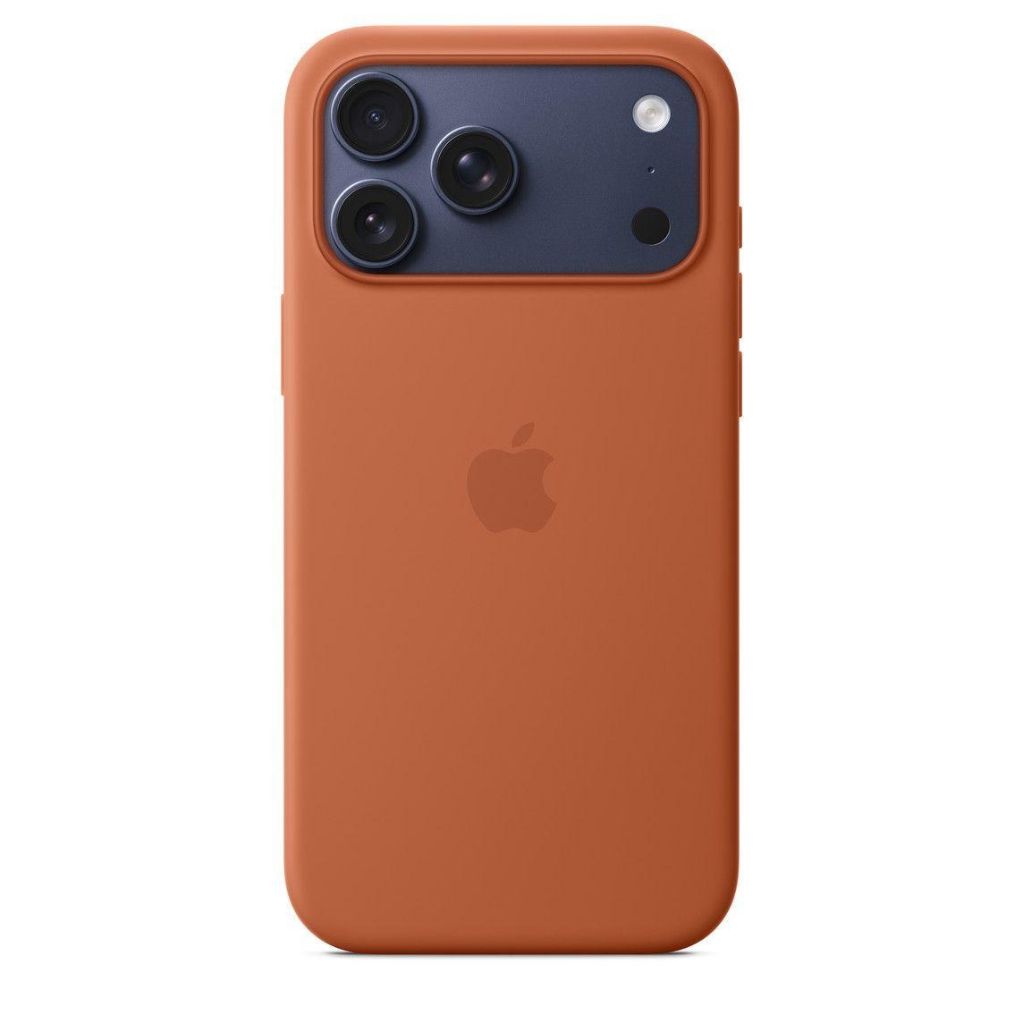 iPhone 17 Pro Silicon Case with Magsafe and Camera Control Button - Terra Cotta