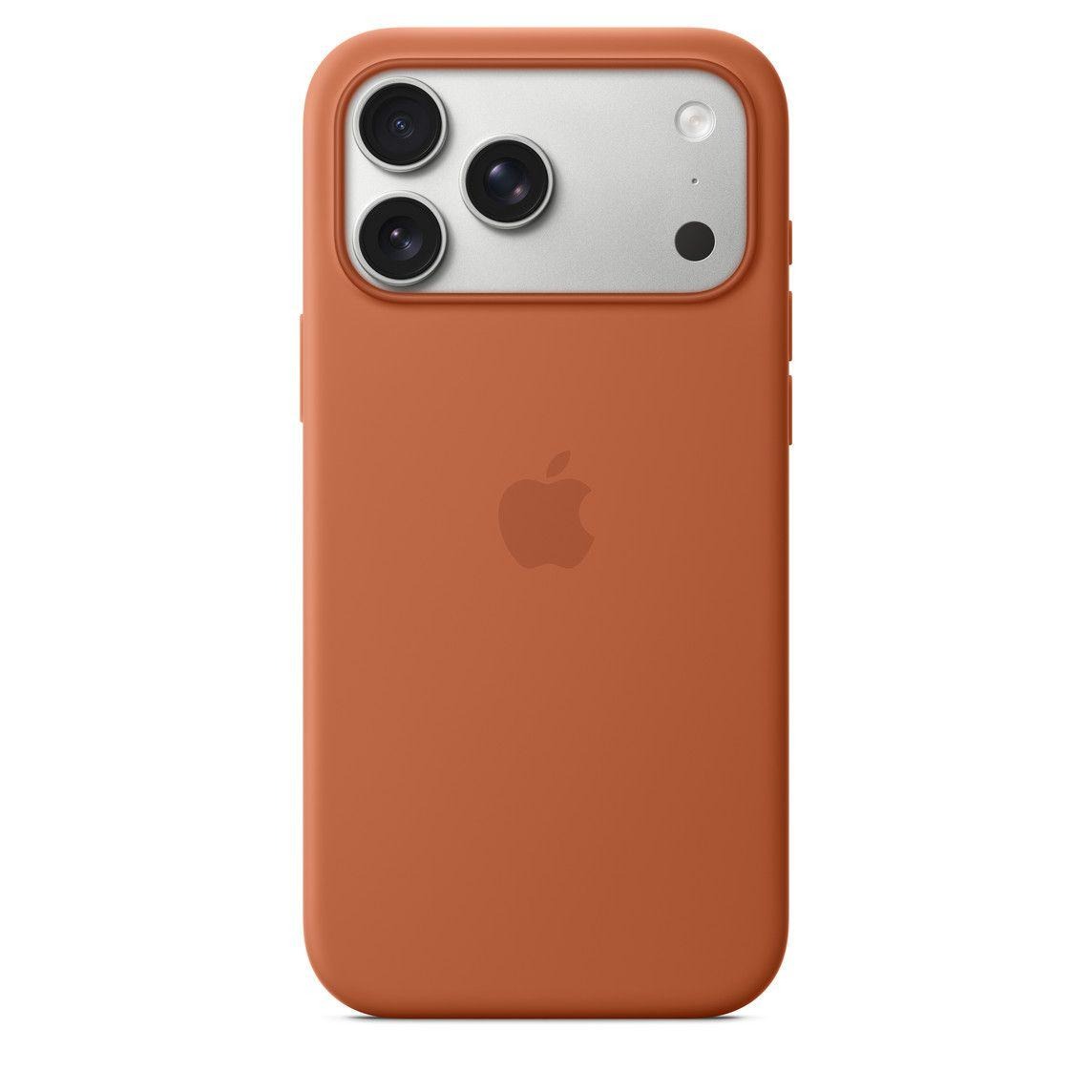 iPhone 17 Pro Silicon Case with Magsafe and Camera Control Button - Terra Cotta