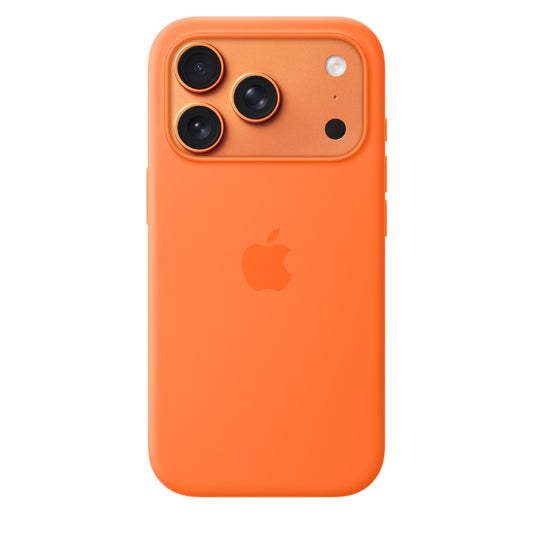 iPhone 17 Pro Silicon Case with Magsafe & Camera Control Button - Comic Orange