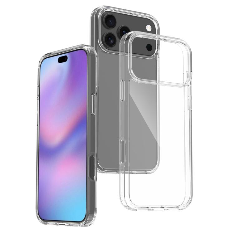 iPhone 17 Pro Shockproof Soft TPU Transparent Case - Clear