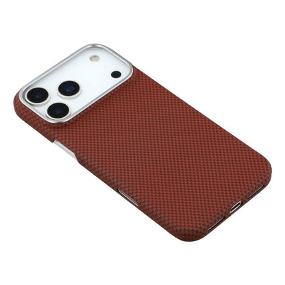 iPhone 17 Pro Max 0.8mm Ultra Slim Carbon Fiber Magnetic Cover with Magsafe - Red