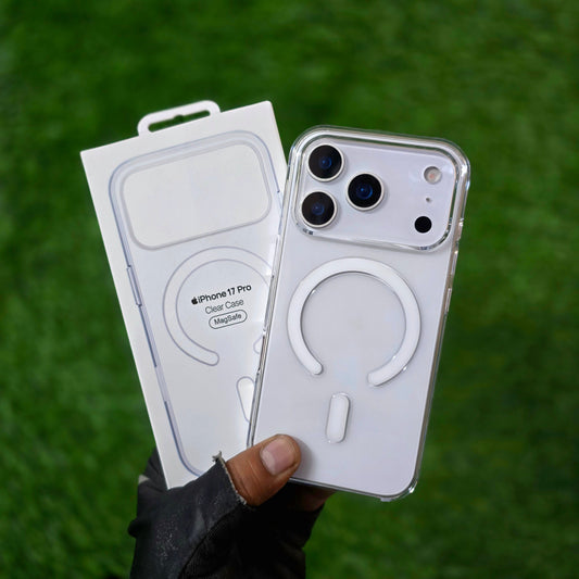 iPhone 17 Pro Crystal Clear Anti-Yellowing Original Transparent Magsafe Case