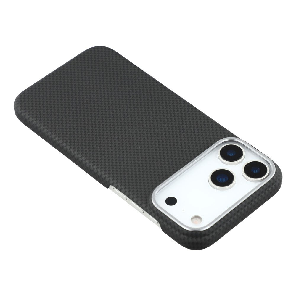 iPhone 17 Pro Max 0.8mm Ultra Slim Carbon Fiber Magnetic Cover with Magsafe - Black