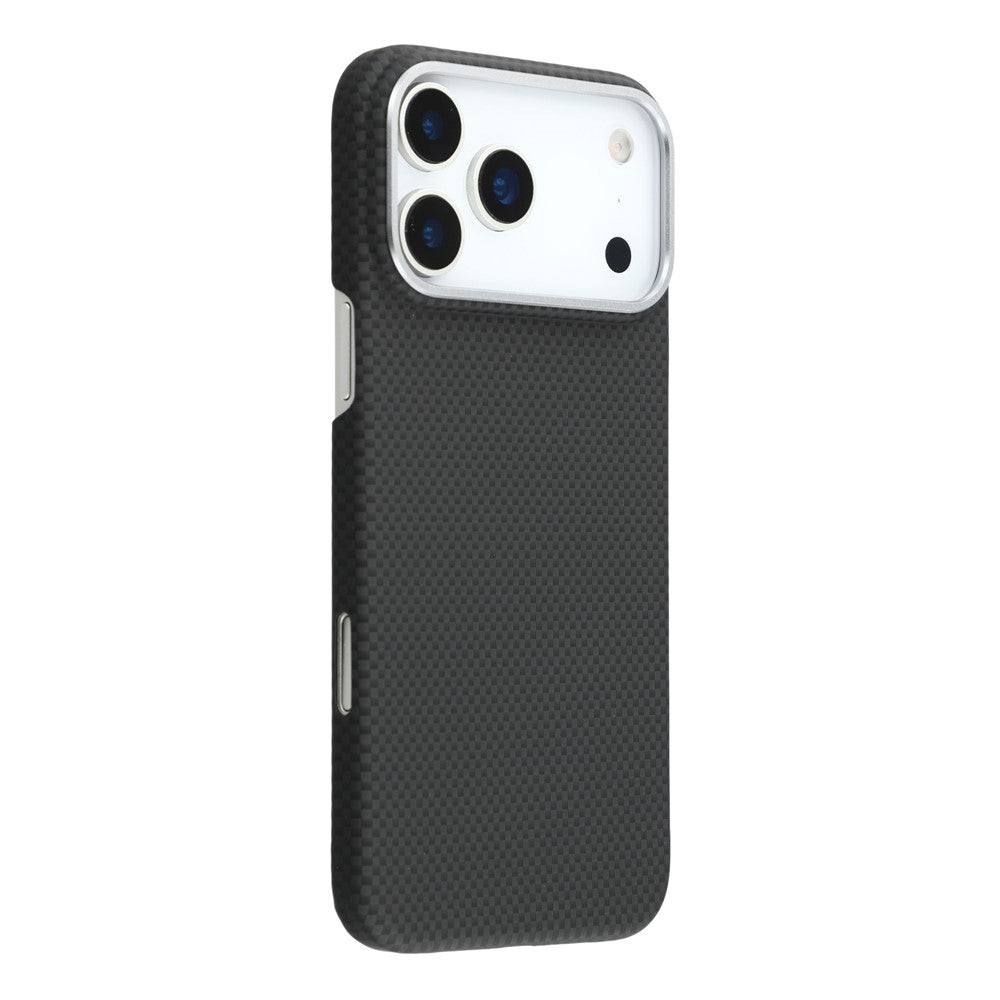iPhone 17 Pro Max 0.8mm Ultra Slim Carbon Fiber Magnetic Cover with Magsafe - Black
