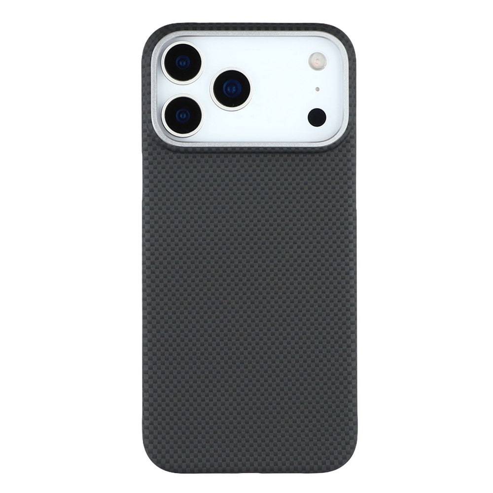 iPhone 17 Pro Max 0.8mm Ultra Slim Carbon Fiber Magnetic Cover with Magsafe - Black