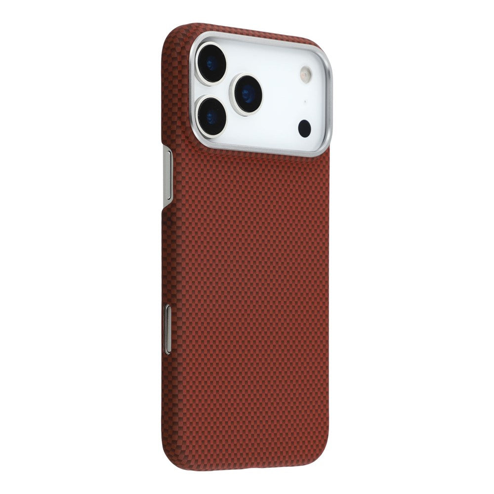 iPhone 17 Pro Max 0.8mm Ultra Slim Carbon Fiber Magnetic Cover with Magsafe - Red