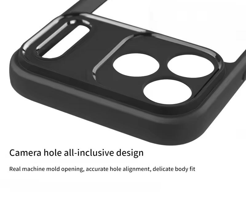 iPhone 17 Pro Max Anti Yellowing Shockproof Magnetic Magsafe Cover with Camera Protection - Black