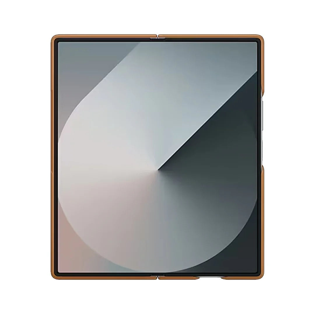 Samsung Galaxy Z Fold7 Leather Case Slim Soft Inside - Brown