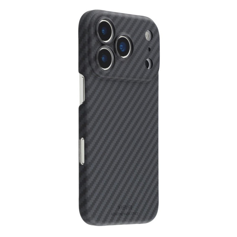 iPhone 17 Pro Max 0.6mm Ultra Slim X-LEVEL Carbon Fiber Magnetic Cover with Magsafe - Black