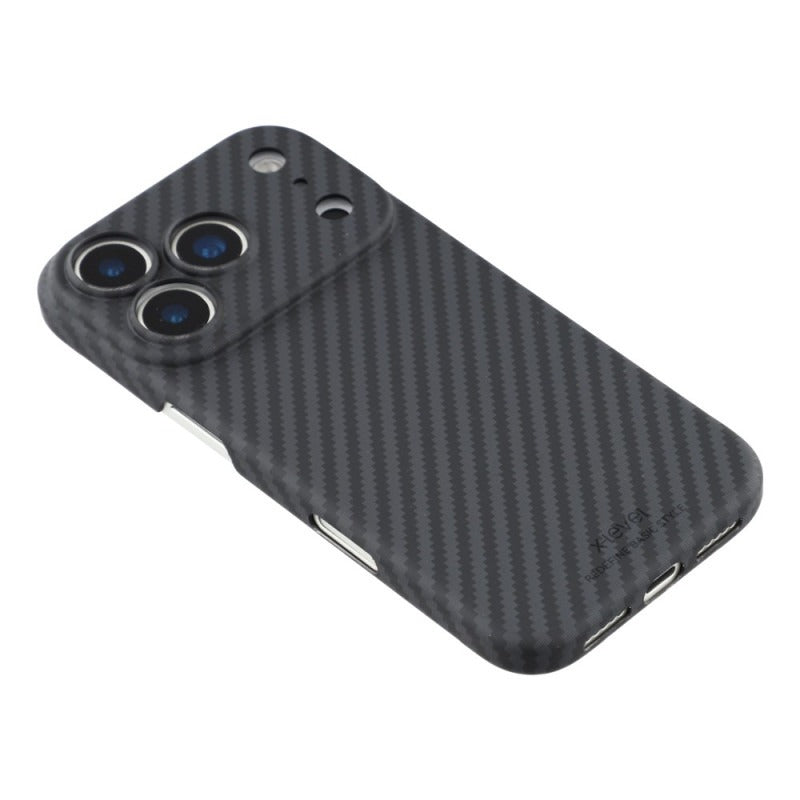iPhone 17 Pro Max 0.6mm Ultra Slim X-LEVEL Carbon Fiber Magnetic Cover with Magsafe - Black