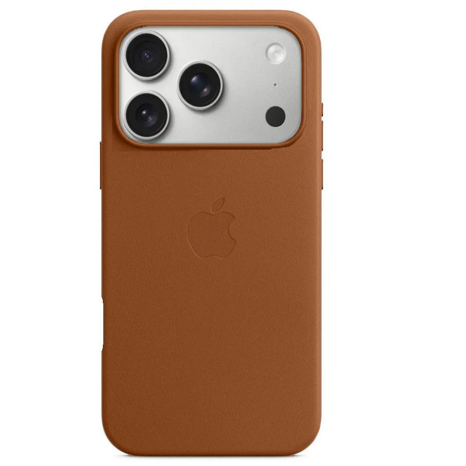 iPhone 17 Pro Leather Case with Magsafe - Saddle Brown