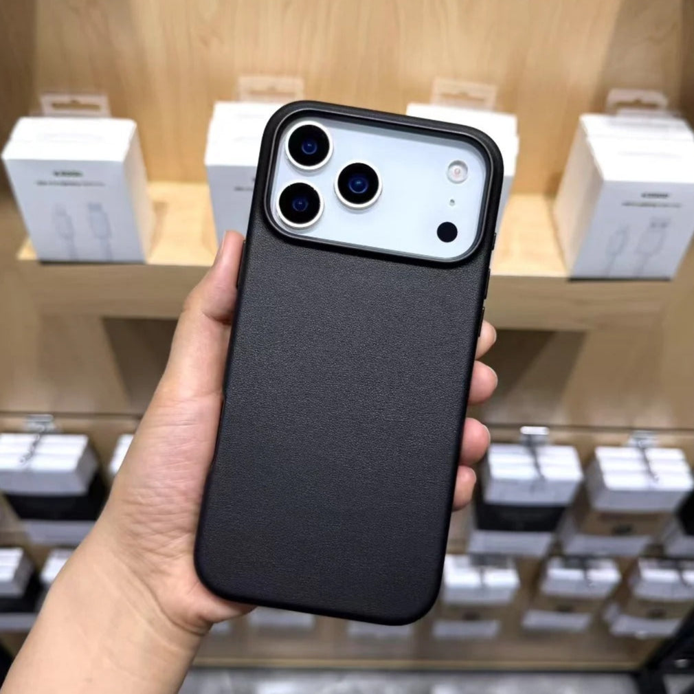 iPhone 17 Pro Max Leather Cover, Genuine Kzdoo Noble Collection Series Leather Case -