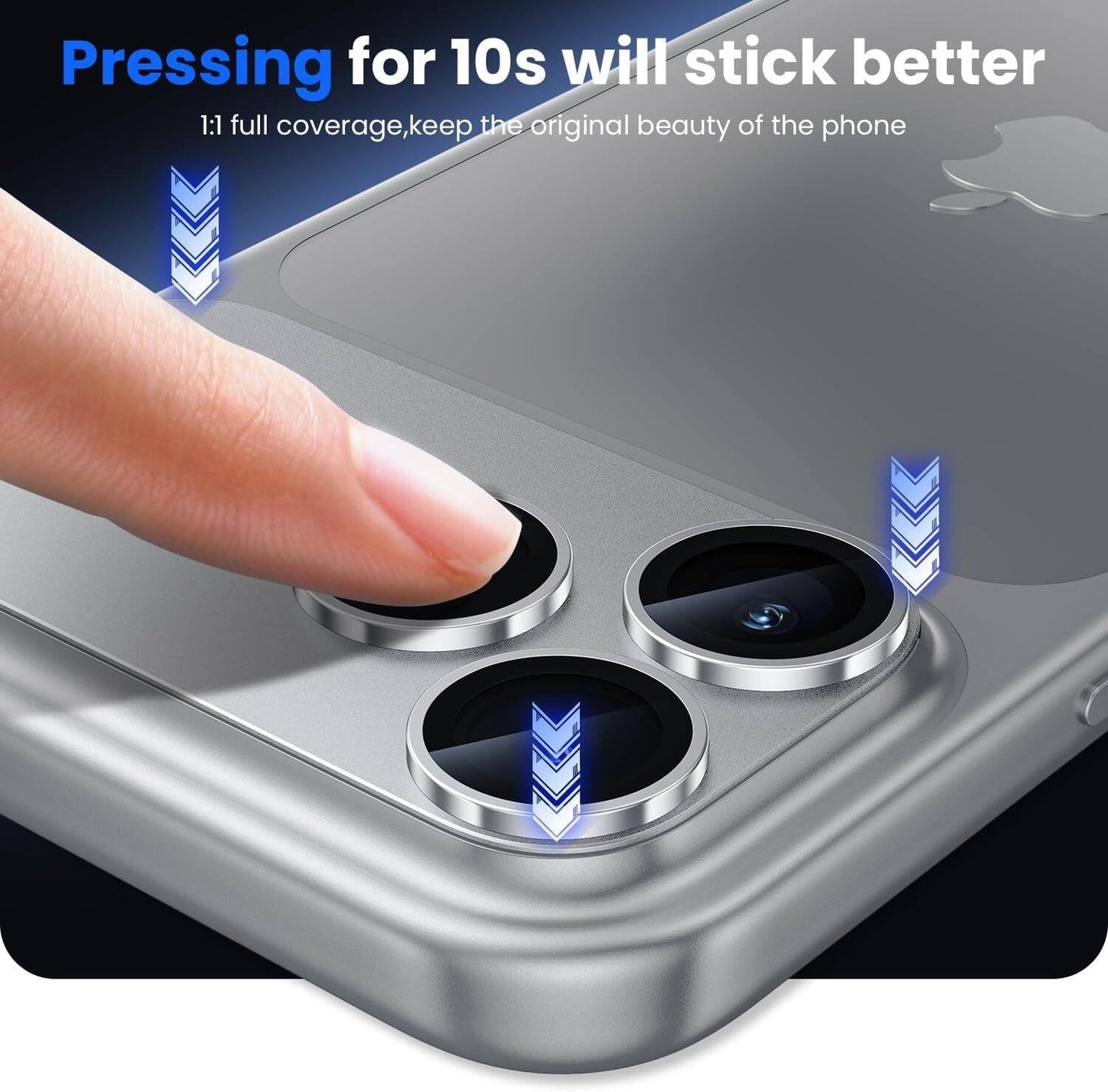 iPhone 17 Pro Metal Camera Lens Protector Alloy Metal Camera Cover