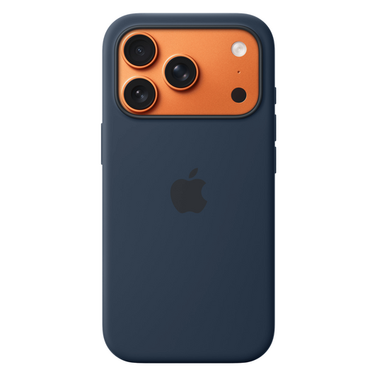 iPhone 17 Pro Silicon Case with Magsafe and Camera Control Button - Blue