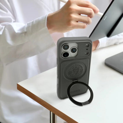 iPhone 17 Pro Max Genuine Leather Original Santa Barbara Polo Club Primo Series Case with Magsafe - Black